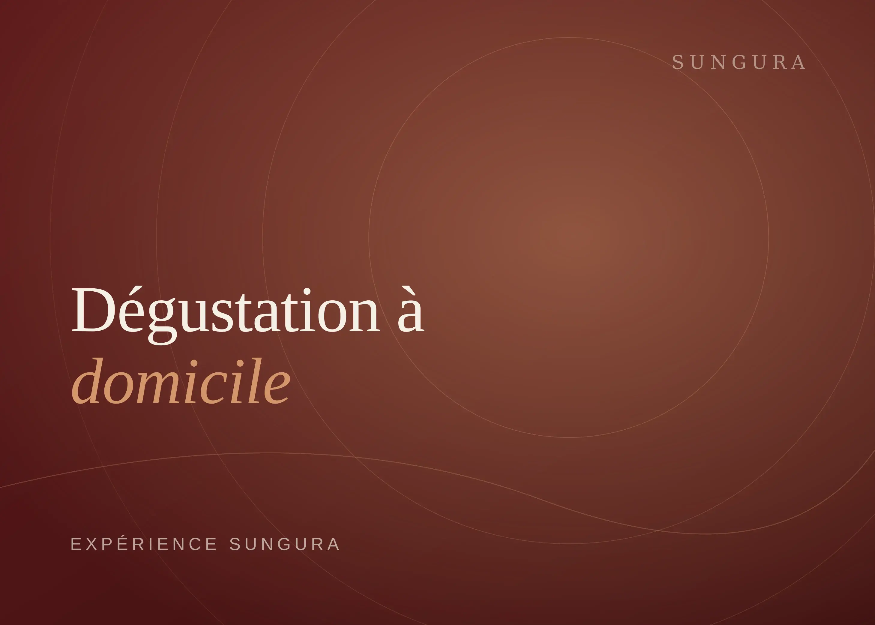 Dégustation à domicile